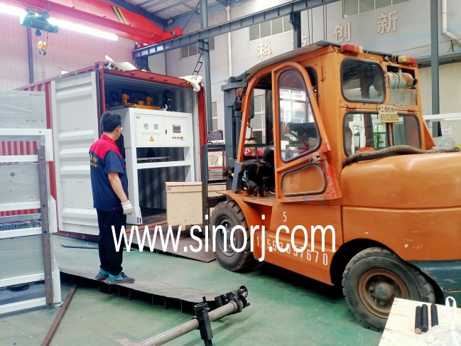 spc lvt地板生產線裝柜發貨中  連發30柜進行時